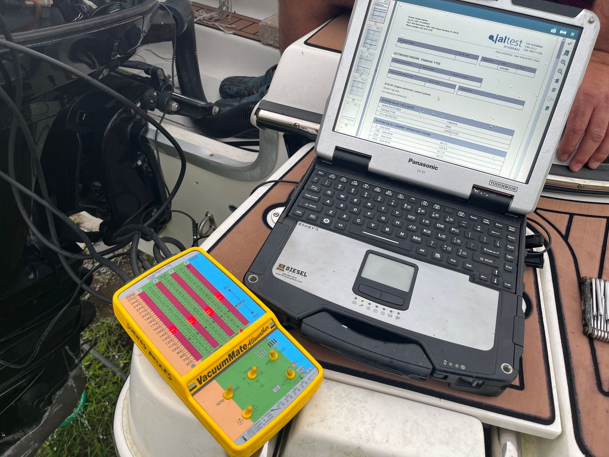 Marine Engine Diagnostics - Suenos Azules Marine Surveying and ...